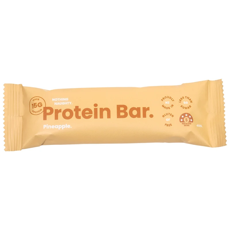 Nothing Naughty Protein Bar 40 g - Pineapple