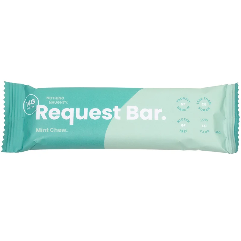 Nothing Naughty Request Protein Bar 40 g - Mint Chew