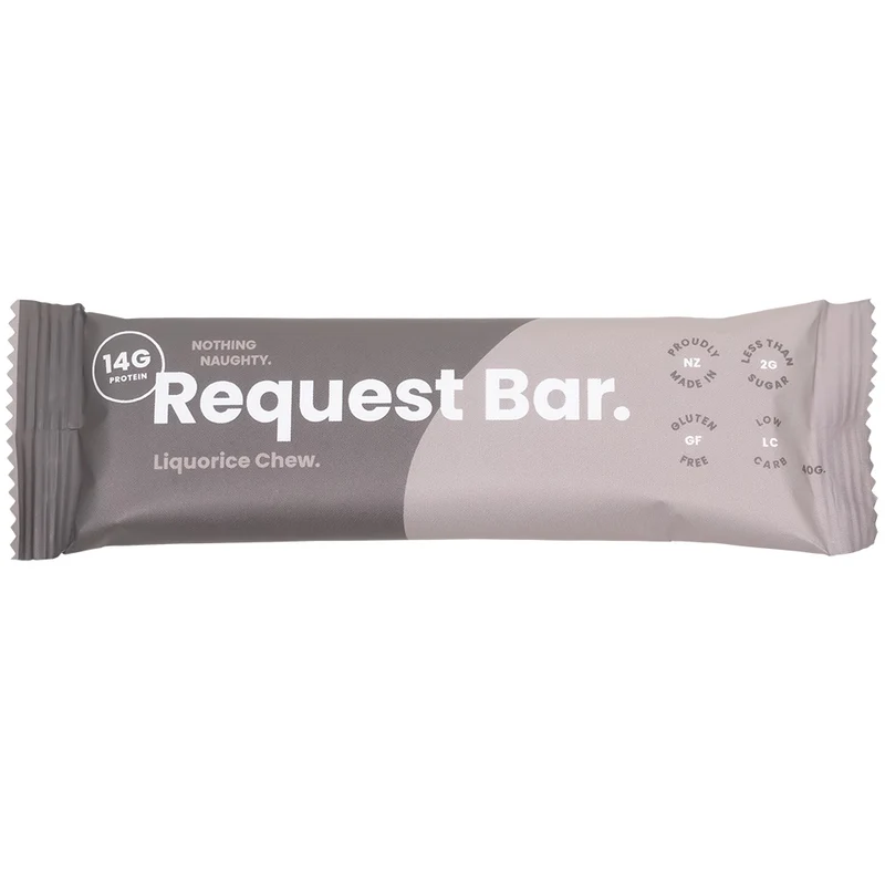 Nothing Naughty Request Protein Bar 40g - Liquorice Chew