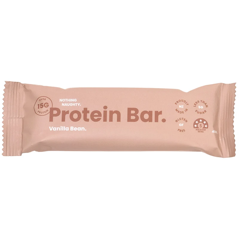 Nothing Naughty Protein Bar 40 g Vanilla Bean