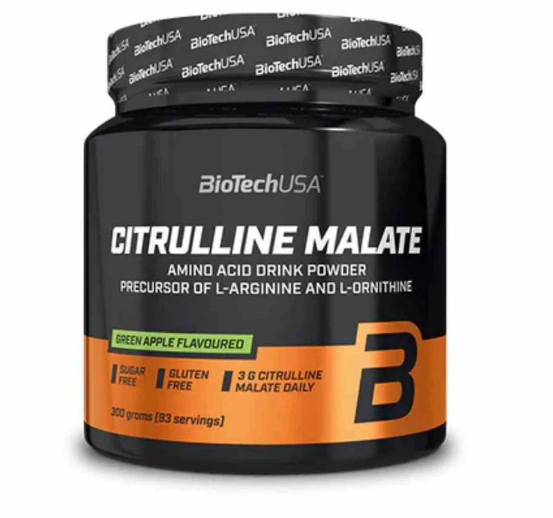 BioTech USA Citrullin Malat 300g Apfelgeschmack