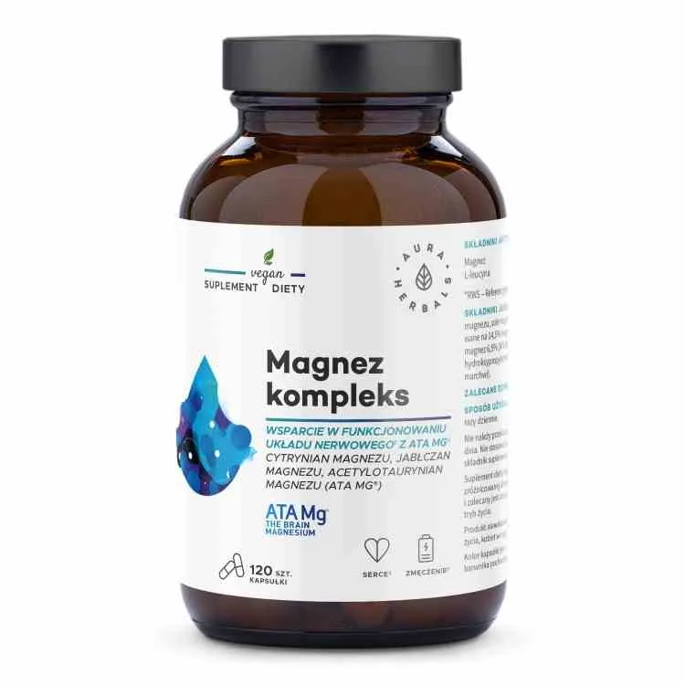Aura Herbals Magnesium Komplex ATA Mg® 120 Kapseln