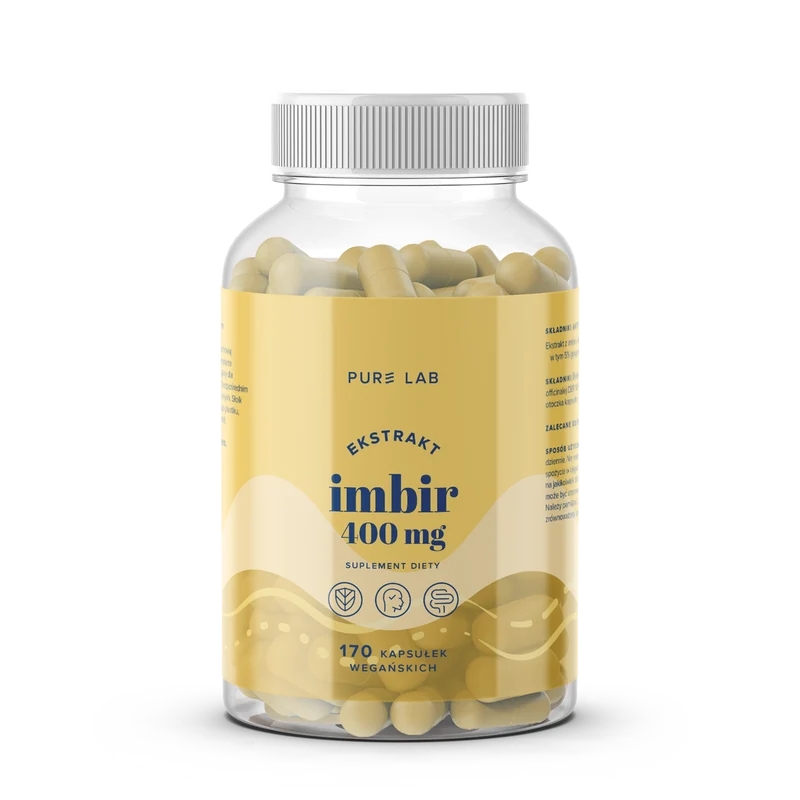 PURE LAB Ingwer-Extrakt 400 mg (170 Kapseln).