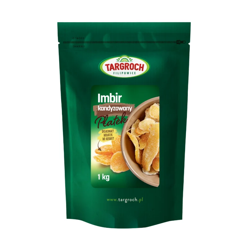Kandierte Ingwerflocken - 500 g Targroch