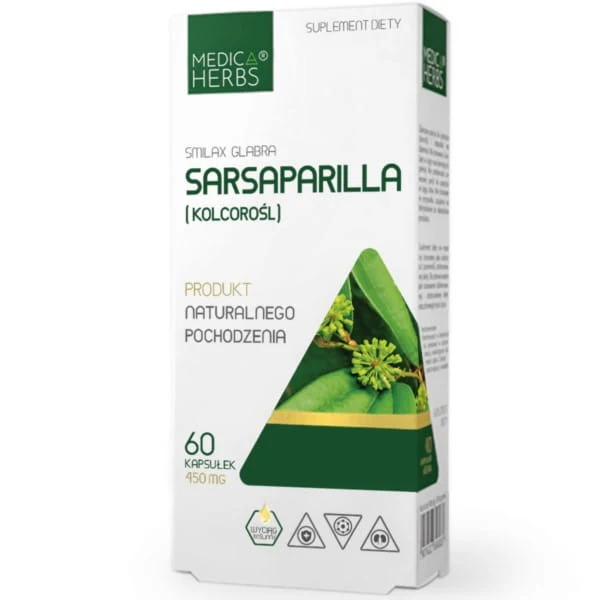 MEDICA HERBS Sarsaparille (Spikenard) 450mg, 60 Kapseln.
