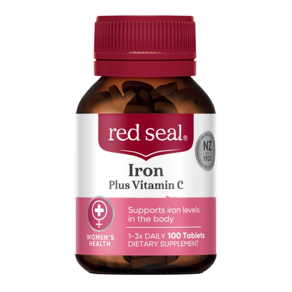Red Seal Iron Plus Vitamin C 100 Tablets
