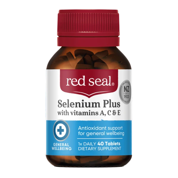 Red Seal Selenium Plus Vits A,C,E 40 Tablets