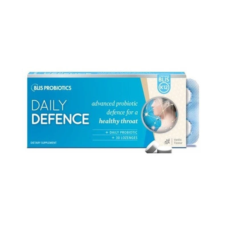 Blis DailyDefence with BLIS K12 Lozenges 30 Vanilla