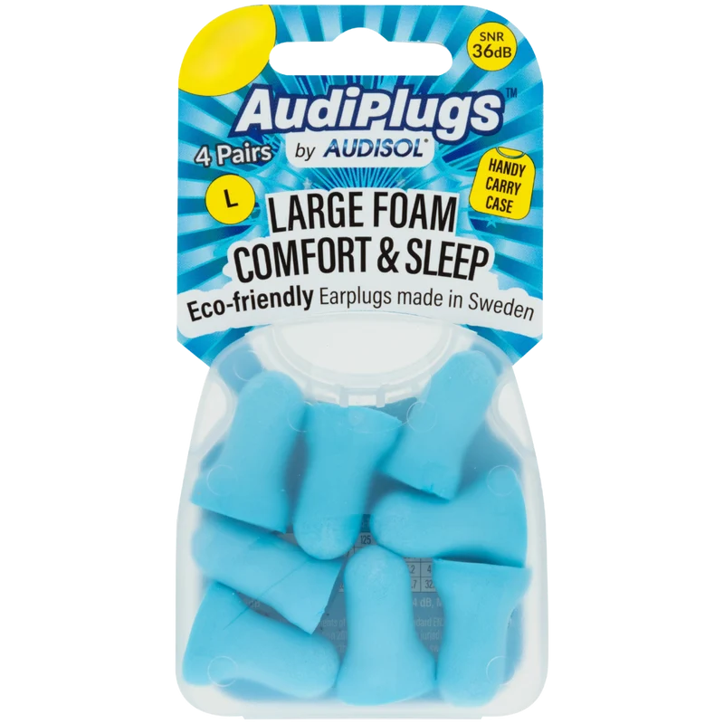 Audiplugs Large Foam Comfort & Sleep