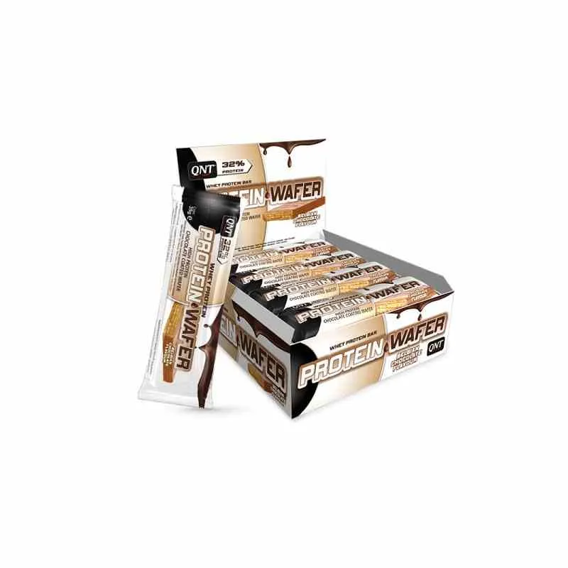 QNT Protein-Waffel 32% 12 Stück 35g Schokoladengeschmack
