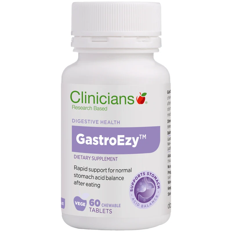 Clinicians GastroEzy Chewable Tab 60