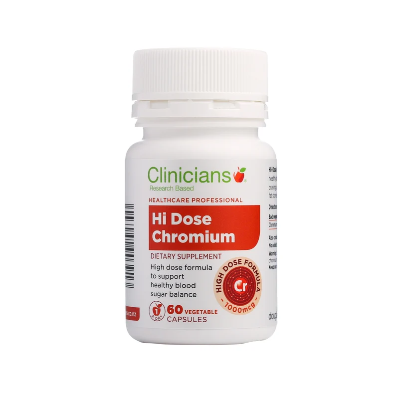 Clinicians Hi-Dose Chromium V Caps 60