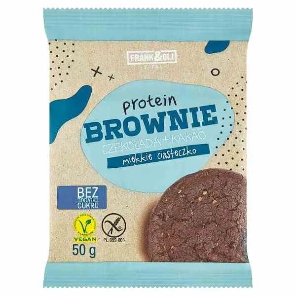 Frank&Oli Protein-Brownie-Kuchen ohne Zuckerzusatz 50g