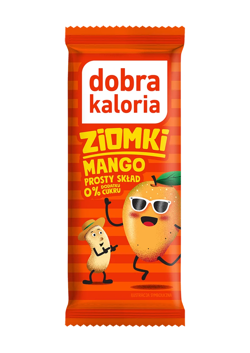 GOOD CALORY Riegel Ziomki Mango & Cashews 32g KUBARA
