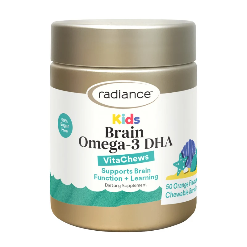 Radiance Kids Brain Omega-3 DHA Chewable Bursts 50 Pack