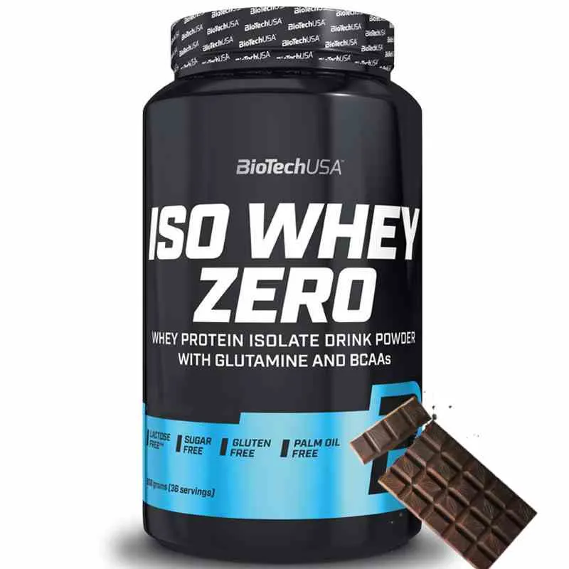 BioTech USA Iso Whey Zero 908 Gramm Schokoladengeschmack