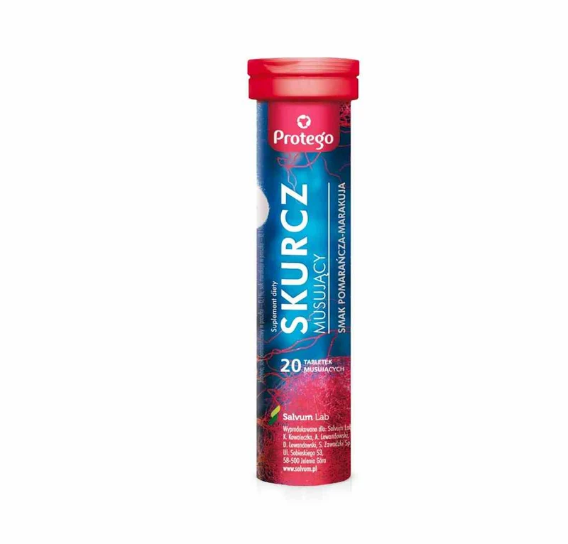 Protego Skurcz orange-maracuja 20 Brausetabletten