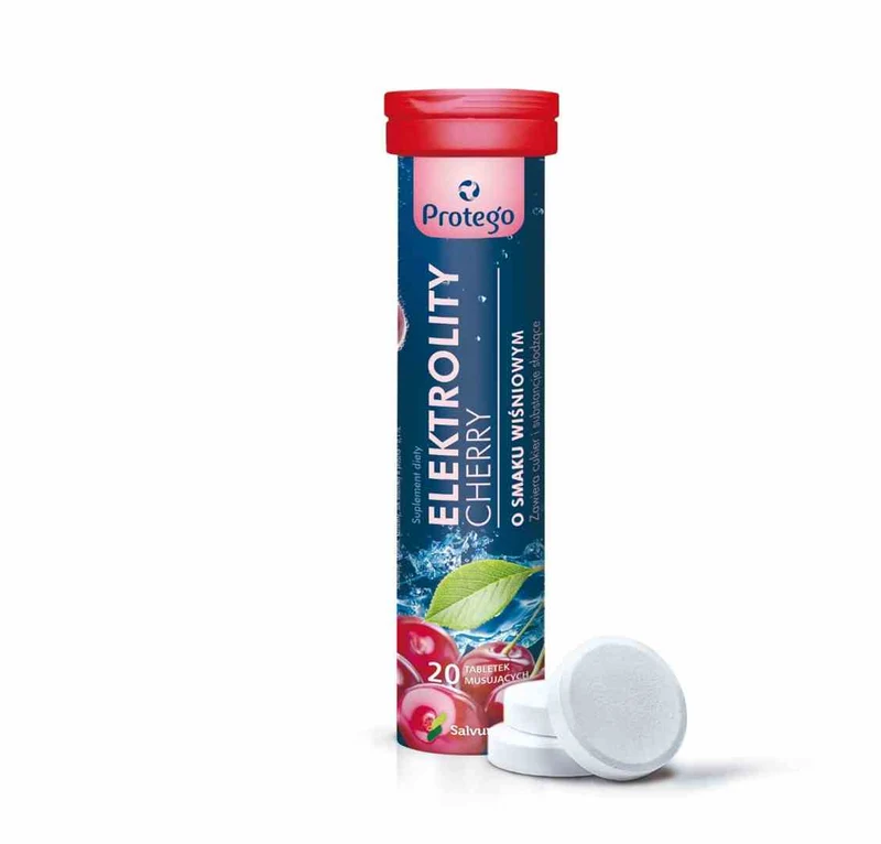 Protego Elektrolity Kirsche 20 Brausetabletten