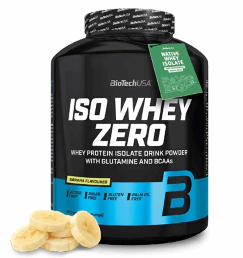 BioTech USA Iso-Molke 2270g laktosefrei mit Bananengeschmack
