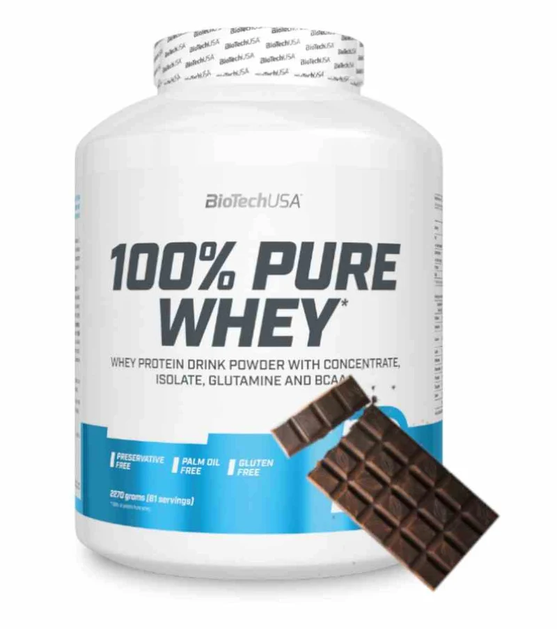 BioTech USA 100% reine Molke 2270g Schokoladengeschmack