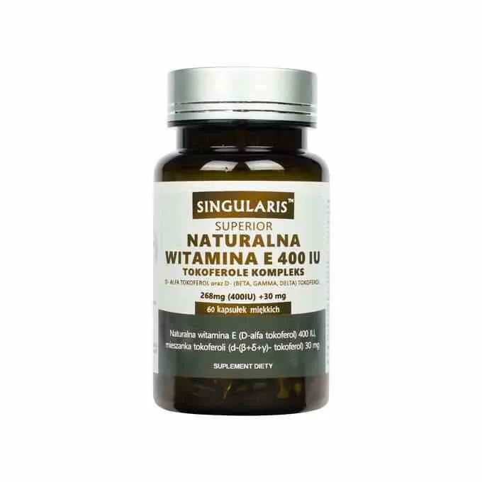 Singularis Natürliches Vitamin E Tocopherole Forte 60 Kapseln