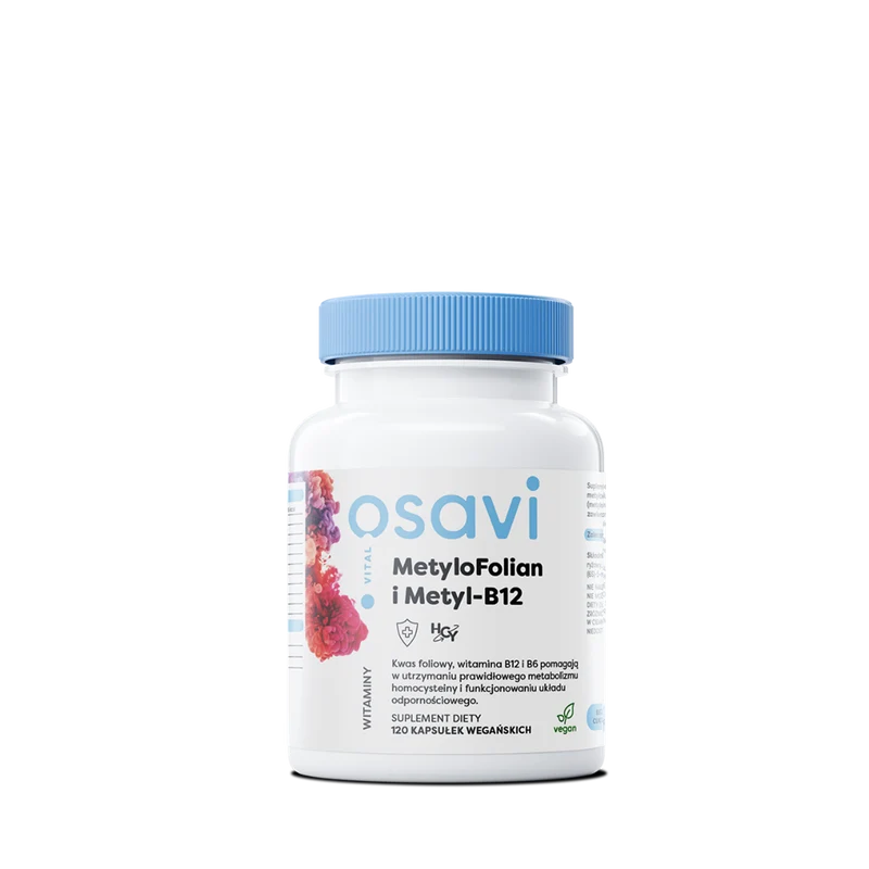 Osavi Methylfolat und Methyl B12 120 Kapseln