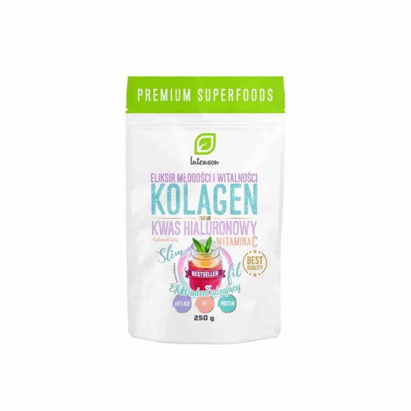Intenson Kollagen + Vitamin C + Hyaluronsäure 250g
