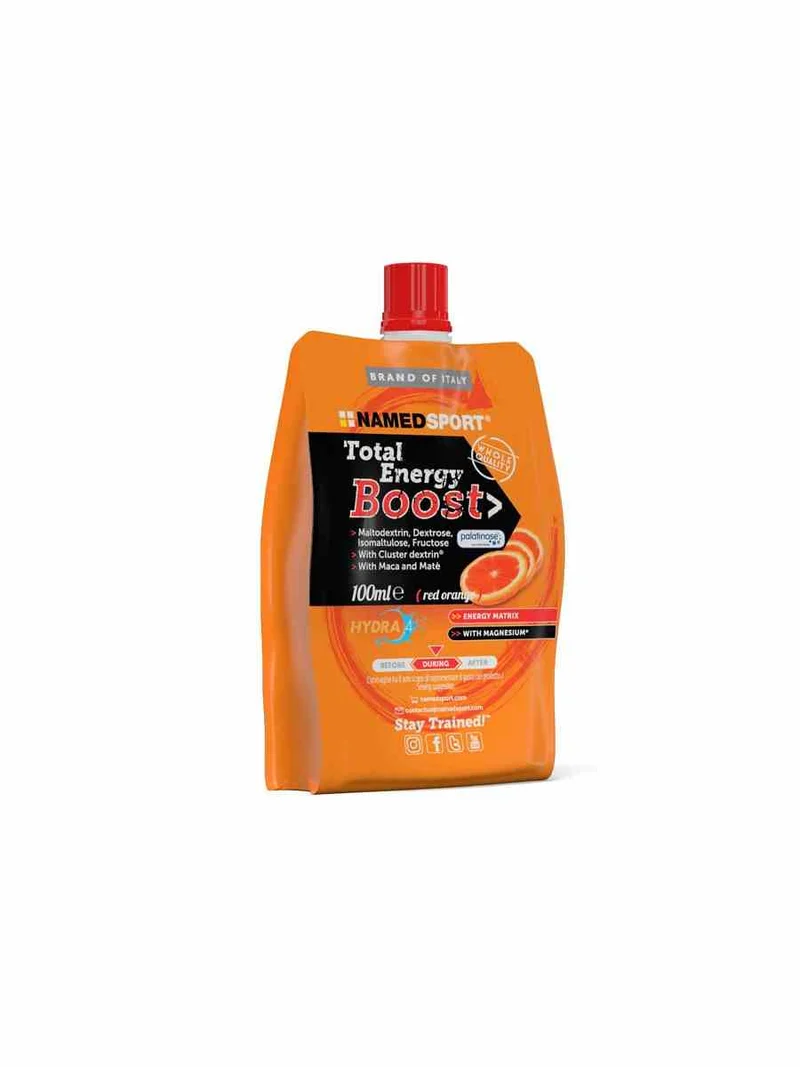 Namedsport Total Energy Boost 100 ml rot-orange Geschmack