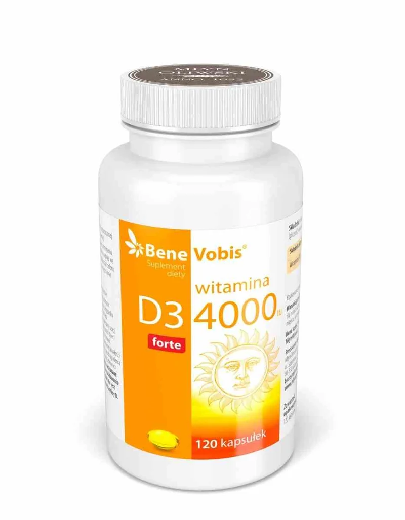 Bene Vobis Vitamin D3 4000IU 120 Kapseln