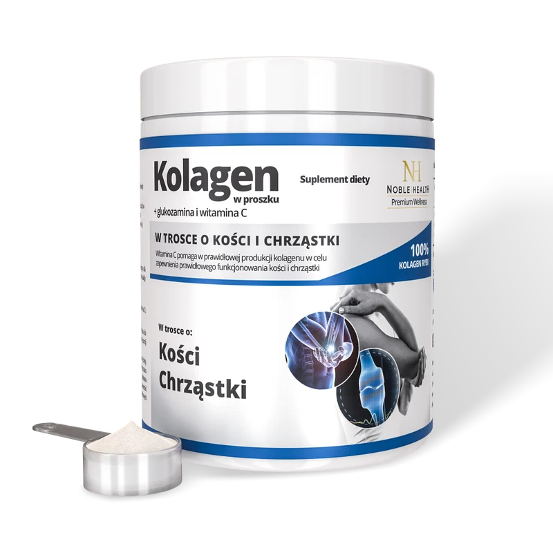Noble Health Kollagenpulver + Glucosamin und Vitamin C 100 g