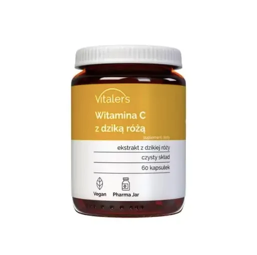 Vitaler's Vitamin C mit Hagebutte 60 Kapseln