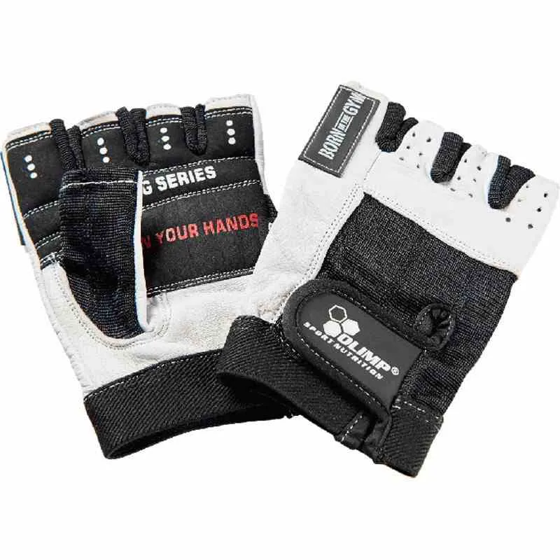 Olimp Trainingshandschuhe One White L