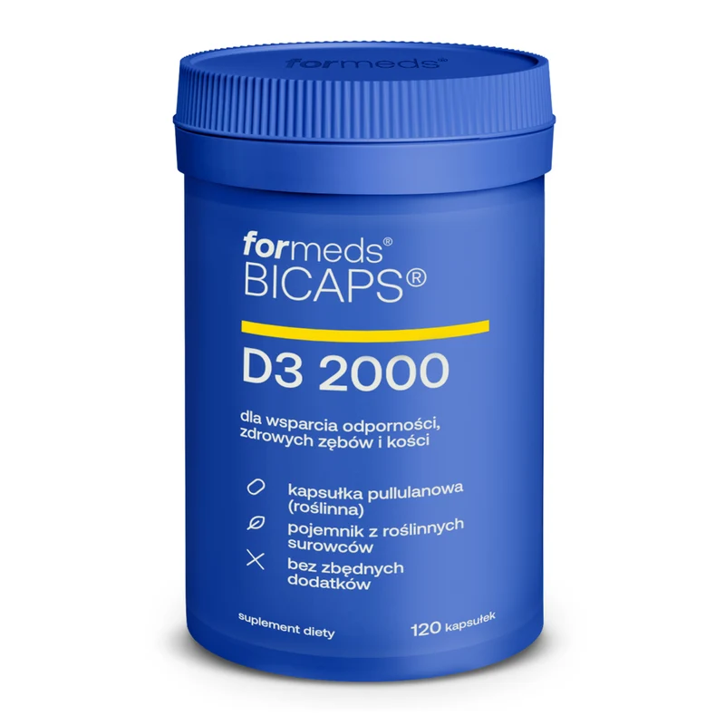 ForMeds Bicaps Vitamin D3 2000 iu 120 Kapseln