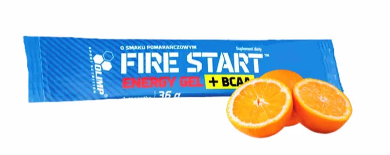 Olimp Fire Energie-Gel + BCAA 36g Orangengeschmack