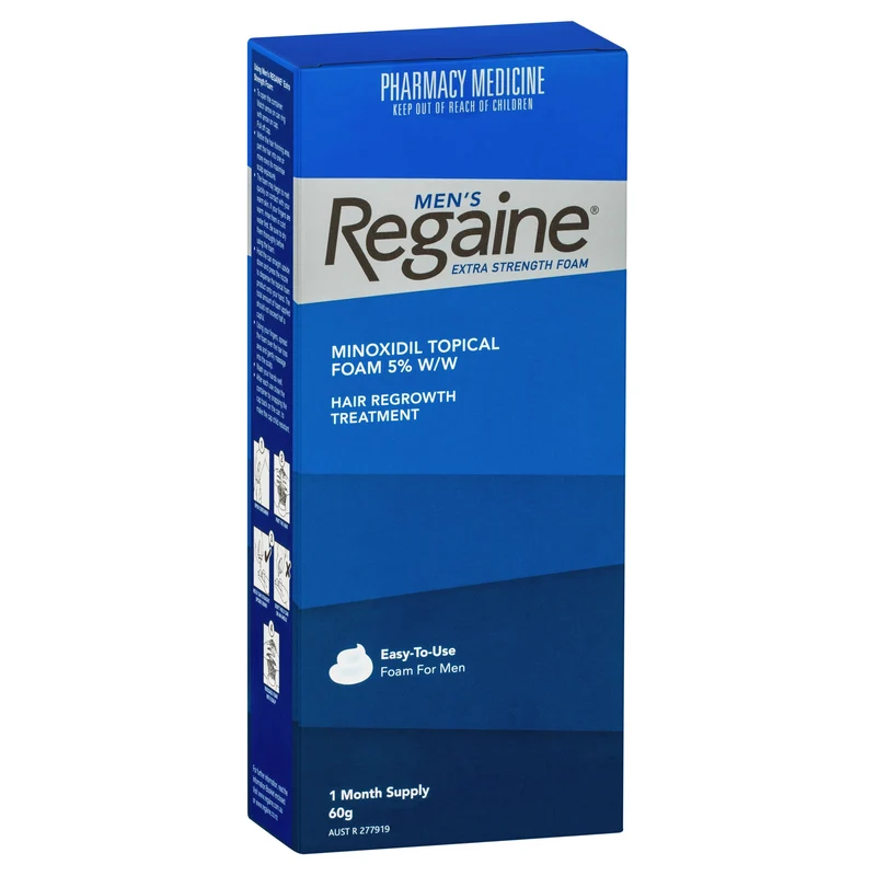 Regaine Men's Extra Strength Minoxidil Foam Hair Regrowth Treatment 60g