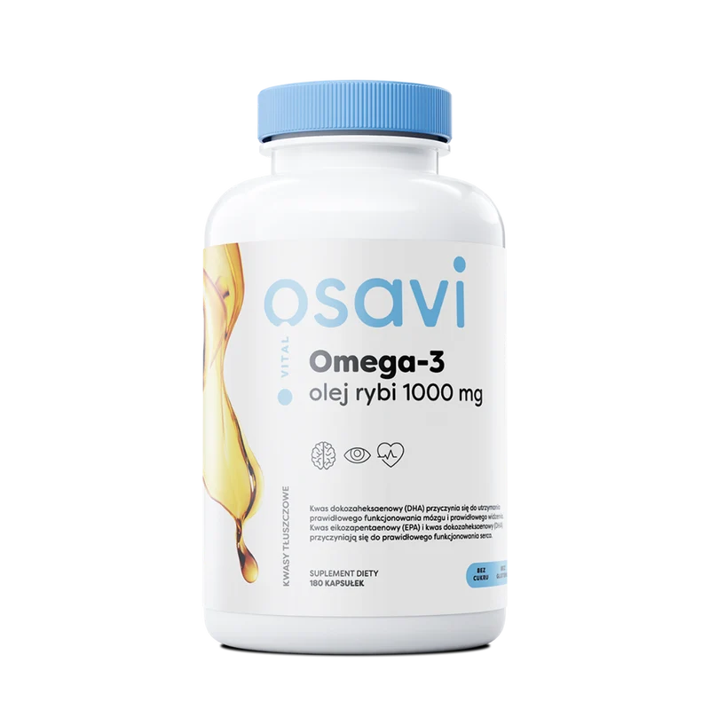 Osavi Omega 3 Fischöl 1000 mg 180 Kapseln Zitronengeschmack
