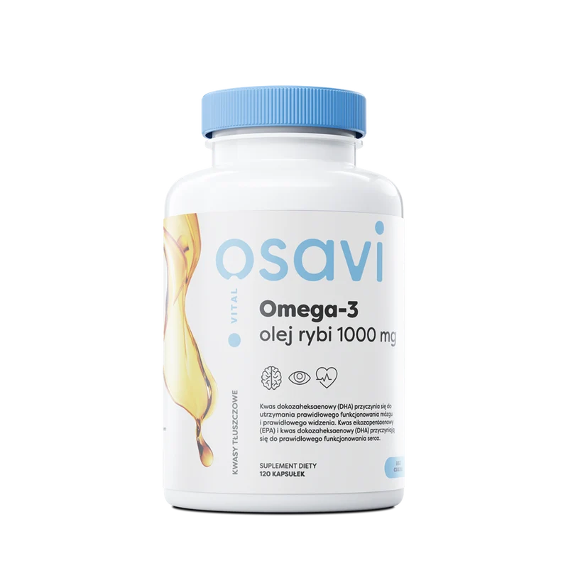 Osavi Omega 3 Fischöl 1000 mg 120 Kapseln Zitronengeschmack