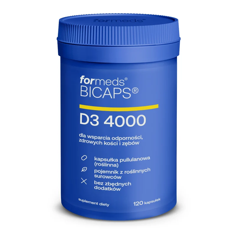 ForMeds Bicaps Vitamin D3 4000 IU 120 Kapseln