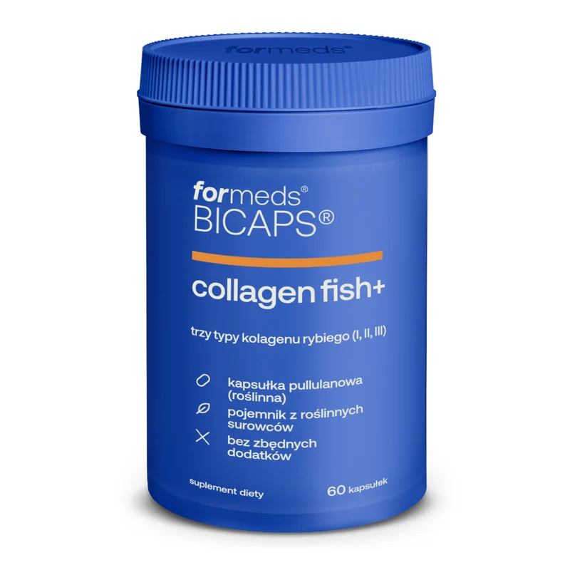 ForMeds Bicaps Kollagen Fisch+ Fischkollagen, Hyaluronsäure 60 Kapseln