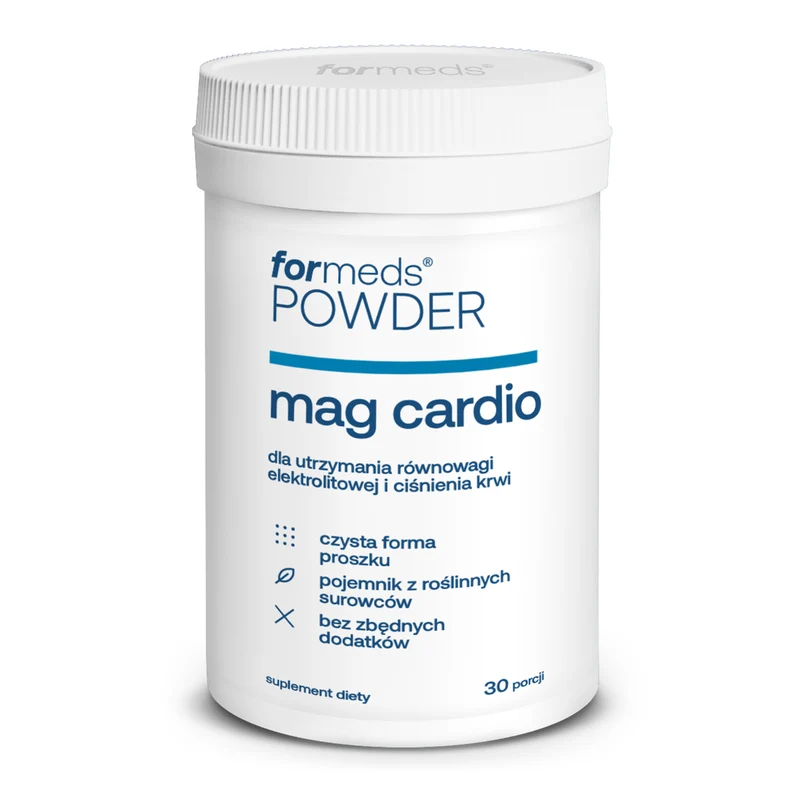 ForMeds Pulver MAG CARDIO (Magnesium, Kalium, B6) 30 Portionen