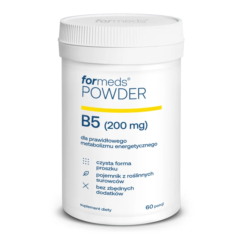 ForMeds Pulver B5 Vitamin B5 Pantothensäure 200 mg 60 Portionen