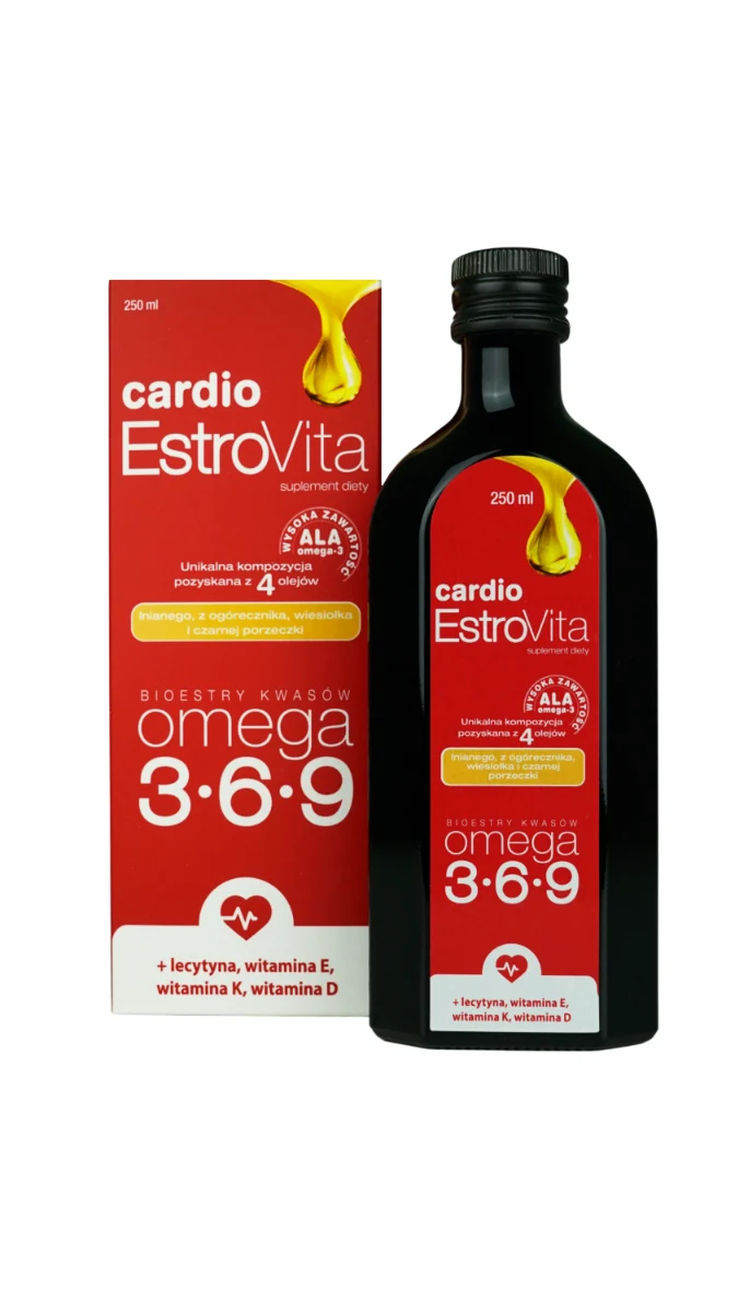 EstroVita Cardio Omega-Säuren 3-6-9 für Senioren 250 ml
