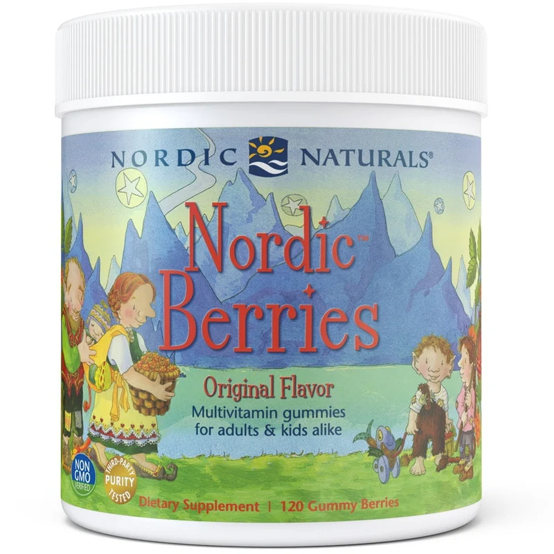 Nordische Beeren Original-Geschmack 120 Gelee-Bohnen Nordic Naturals