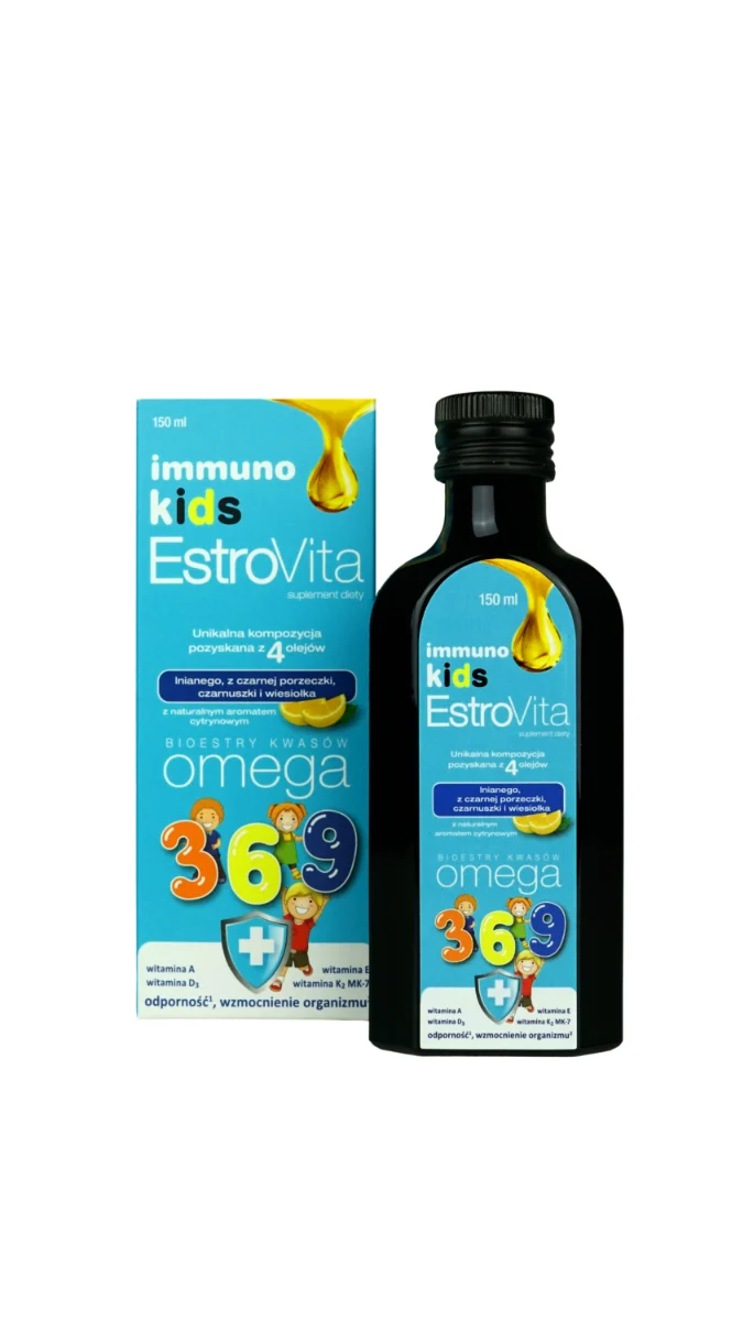 EstroVita IMMUNO Kids Omega 3-6-9 Säuren für Kinder 150 ml