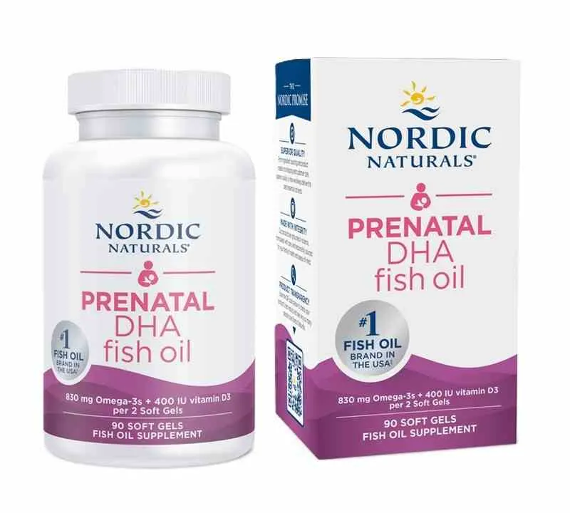 Nordic Naturals Prenatal DHA mit Vitamin D3 90 Weichkapseln geschmacksneutral