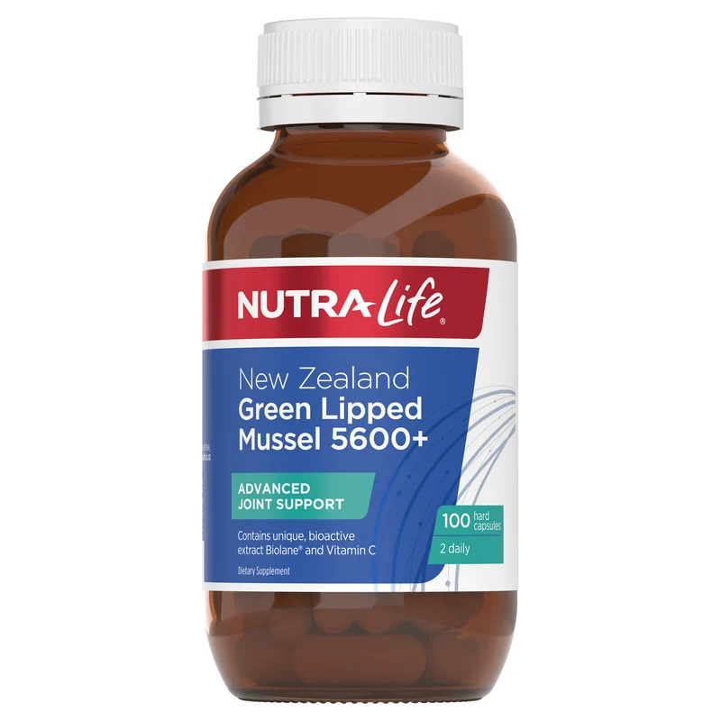 Nutra-Life NZ Green Lipped Mussel 5600 100 Capsules