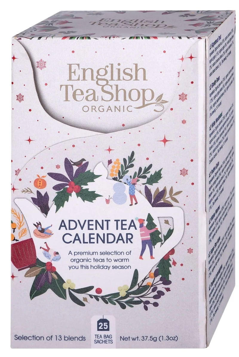 Adventskalender weißes Tee-Set (25x2) BIO 37,5 g