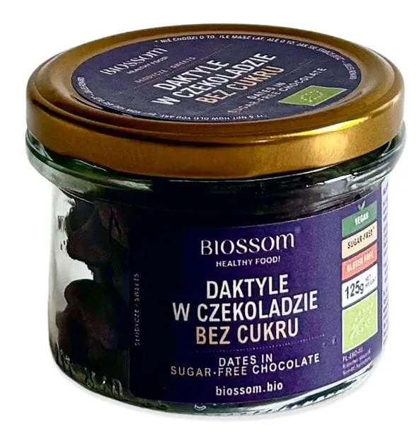 ZUCKERFREIE NÜSSE IN SCHOKOLADE BIO 125 g - BIOSSOM