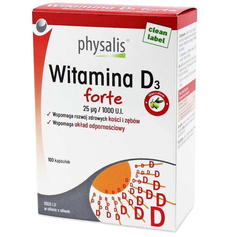 VITAMIN D3 FORTE 100 KAPSELN - PHYSALIS