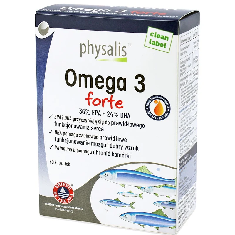 OMEGA 3 FORTE 60 KAPSELN - PHYSALIS
